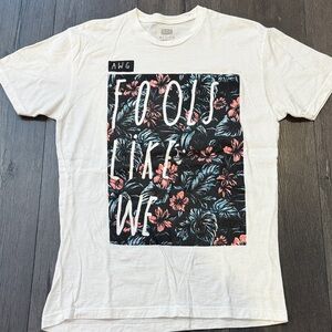 White Graphic T-Shirt for Men